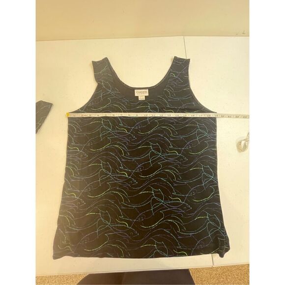 Chico’s women’s 2 piece blouse and cardigan size 3 (XL) - Picture 4 of 9